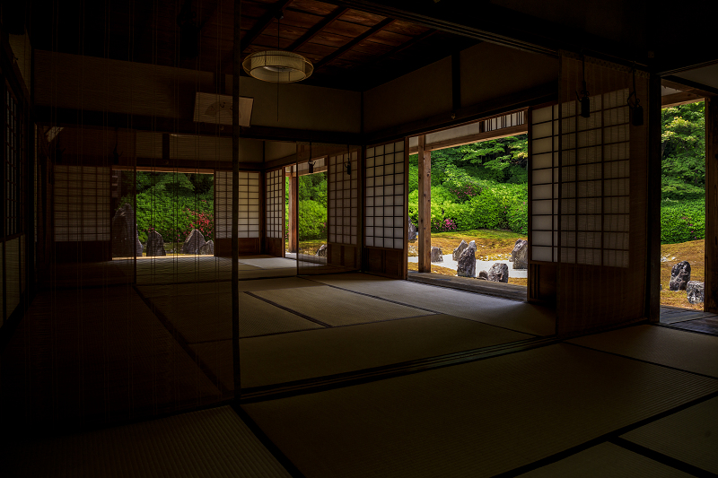 サツキ咲く光明院_f0155048_011869.jpg