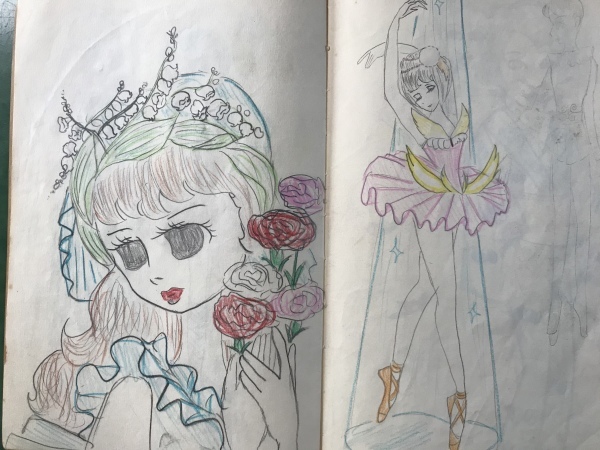 子供の頃のお絵描きノート 青山ぱせり日記