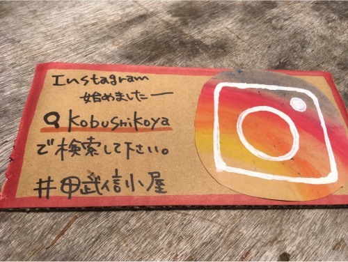 甲武信小屋 インスタグラム始めました！_c0369344_11405619.jpeg