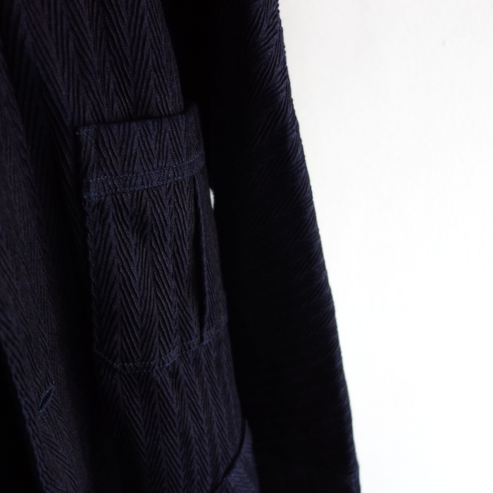 8月の製作 / classic farmers indigo coat_e0130546_16083780.jpg
