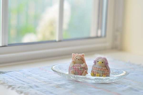 和菓子の日に、アマビエ ＆ ネコビエ練り切り_d0025294_18460336.jpg