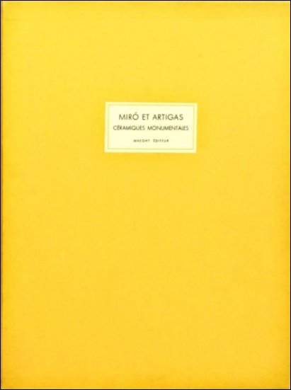 鏡の裏』誌（ミロ特集号）「Derrière Le Miroir No.139-140:Miró