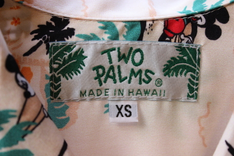 ハワイブランド「TWO PALMS」が「Disney」とのコラボした\"アロハシャツ\" ご紹介_f0191324_08133043.jpg