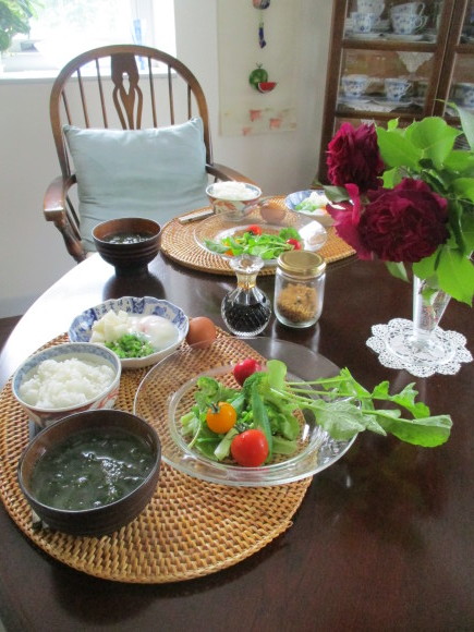 美味しいお野菜でブランチ~温泉卵付き_a0279743_10185010.jpg