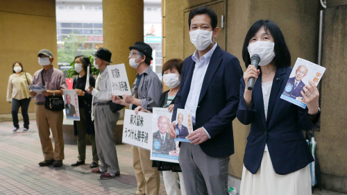 街頭都政報告（２）都民と一緒にコロナ危機を乗り越える東京へ_b0190576_22252786.jpg