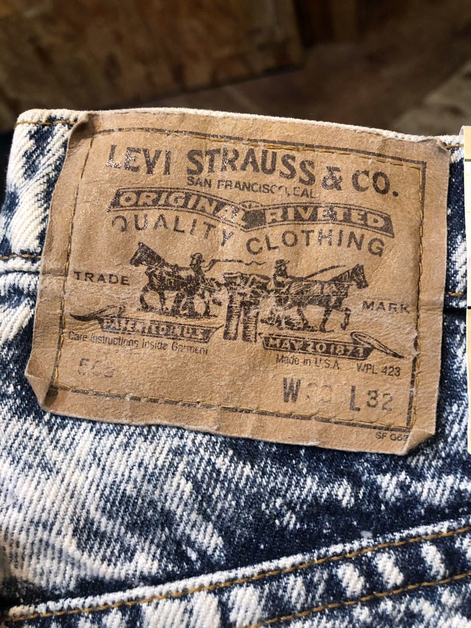 6/18 入荷！ ８０s デッドストック アメリカ製 Levi's ５０５