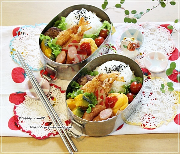 大人のお子様ランチ風弁当とパン焼き Happy Time 大人のお子様ランチ風弁当とパン焼き Happy Time