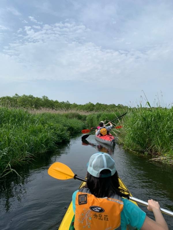 美々川をカヌーでのんびり下ってきました!_d0198793_11041290.jpg