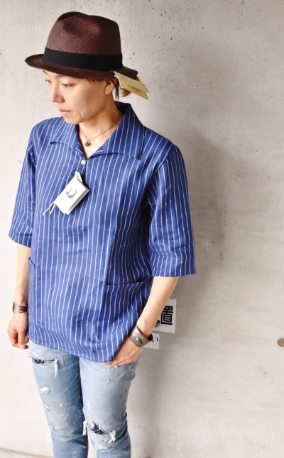 James Mortimer　　英国　　LINEN SKIPPER SHIRTS ★_d0152280_18202197.jpg