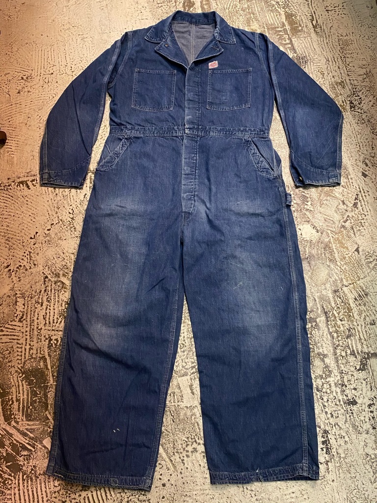 ブリヤンテス・レッド Lee 98-SB オーバーオール ヒッコリー Vintage