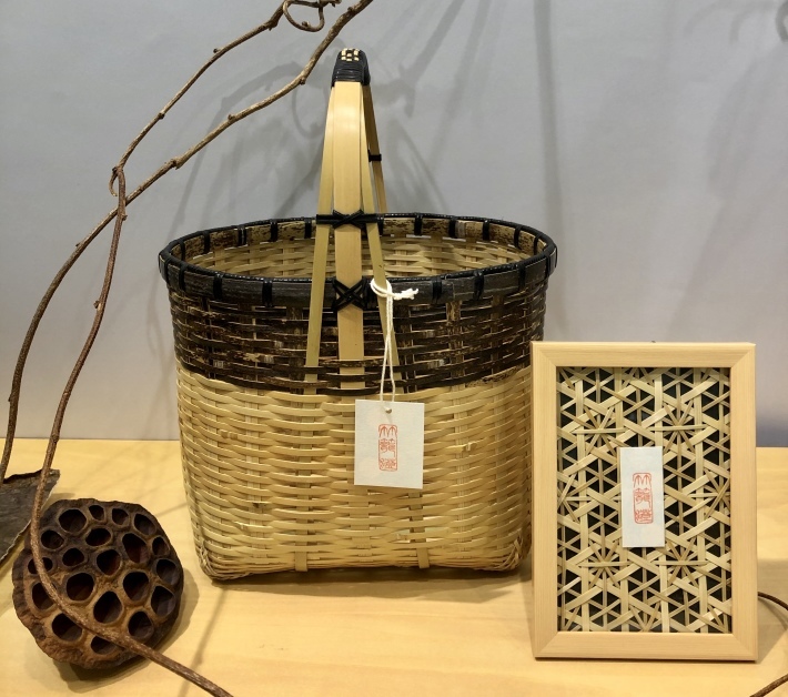竹籠・基石作 竹籠作家 堀田澄さんの竹籠 : Musee de M