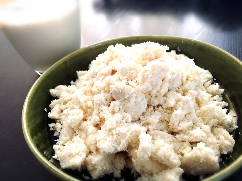 【雑穀料理】材料はたったの2つだけ!フレッシュな自家製豆乳とおからの作り方・レシピ【大豆】_c0405952_23165055.jpg