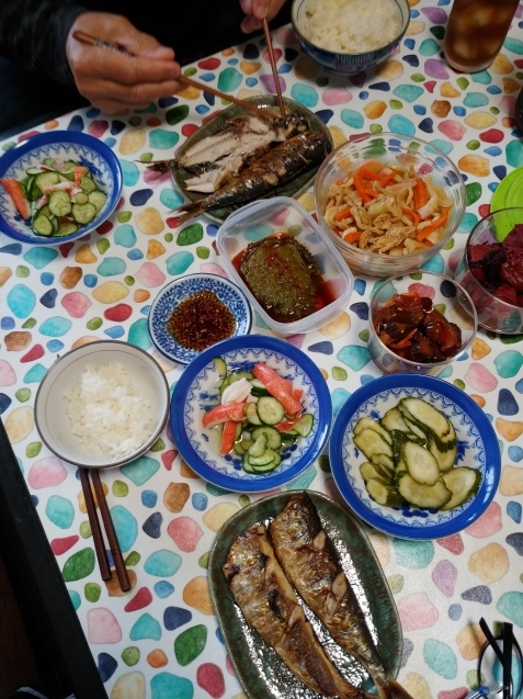 イワシの塩焼き定食_c0162773_20275394.jpg
