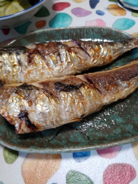 イワシの塩焼き定食_c0162773_20284199.jpg