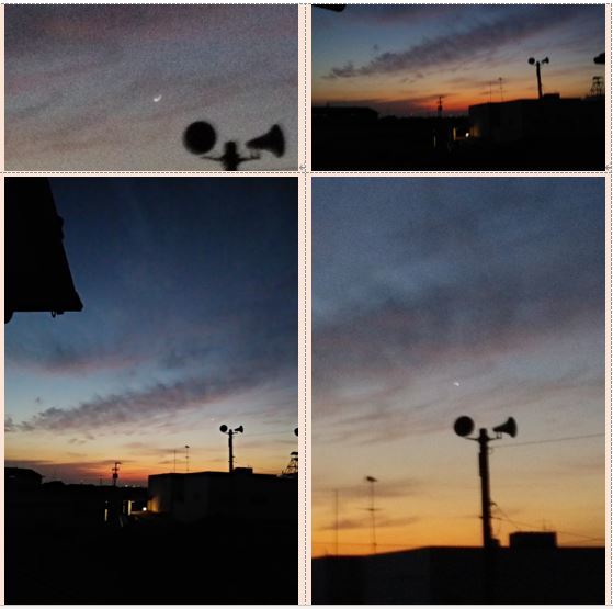 明けの明星とお日の出 今日の天気予報 6 24 徳ちゃん便り