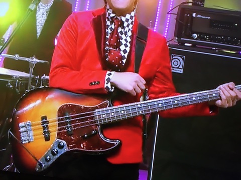 MOMOSE ジャズベース エレキベース 4弦 サンバースト スタックノブ