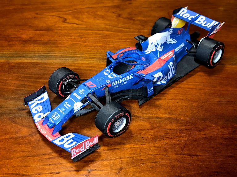 Toro Rosso HONDA STR14 ペーパークラフト : シャケのシッポ Toro Rosso HONDA STR14 ペーパークラフト : シャケのシッポ
