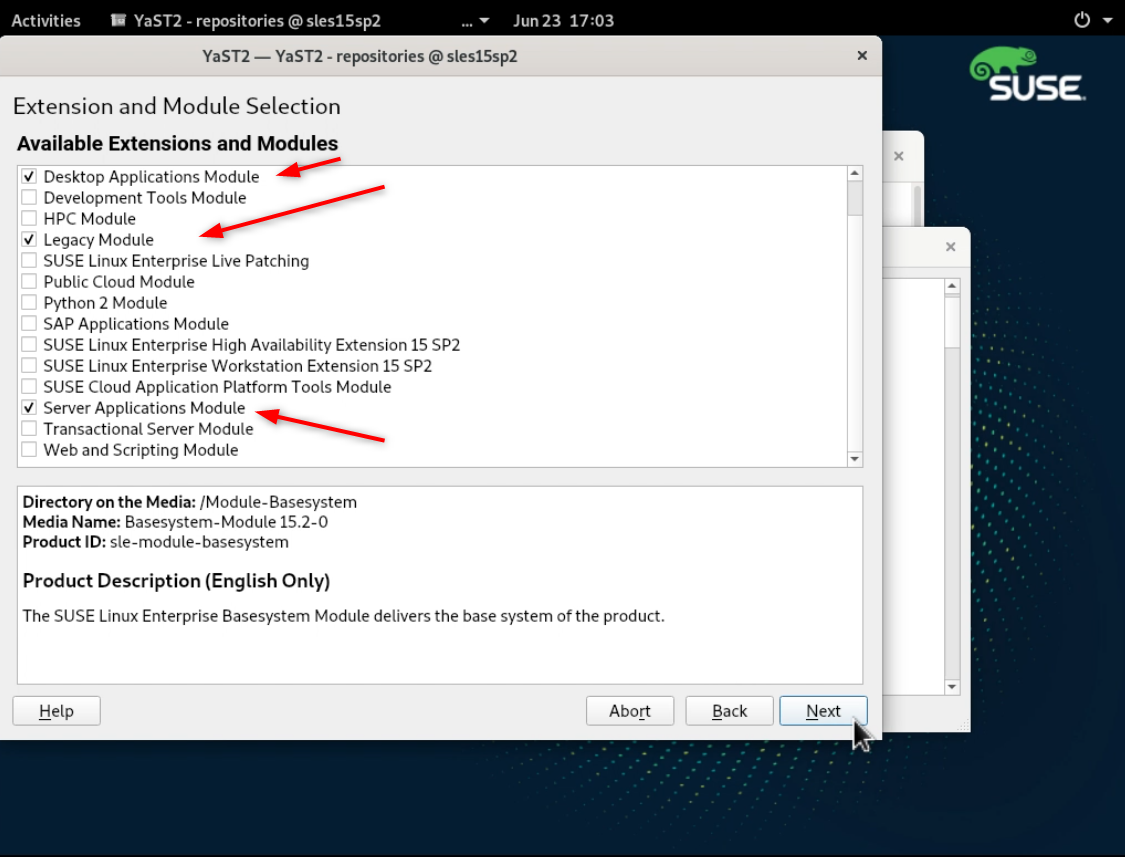 SLE15 Linux Enterprise sp2 (SLES15sp2) のインストールとファーストルック(Trial)_a0056607_15185330.png