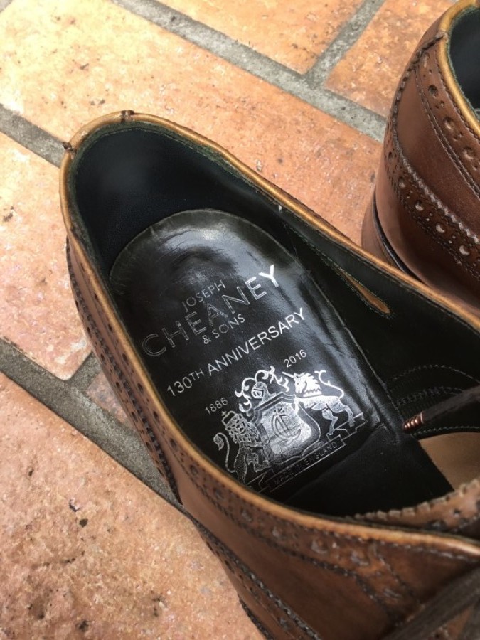 JOSEPH CHEANEY】130周年モデルをオールソールしました。【特別 JOSEPH CHEANEY】130周年モデルをオールソールしました。【特別