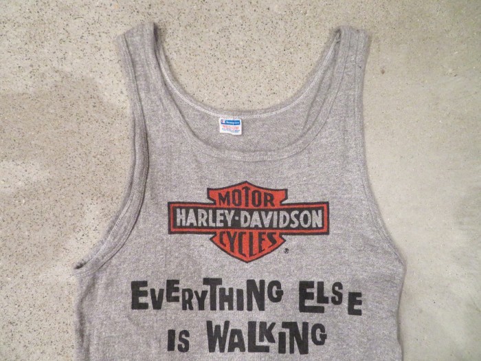 70\'s　Champion　HARLEY-DAVIDSON　Tank　Top　88%　COTTON　染み込み　88　ヴィンテージ　チャンピオン　ハーレー　タンクトップ_e0187362_13213261.jpg