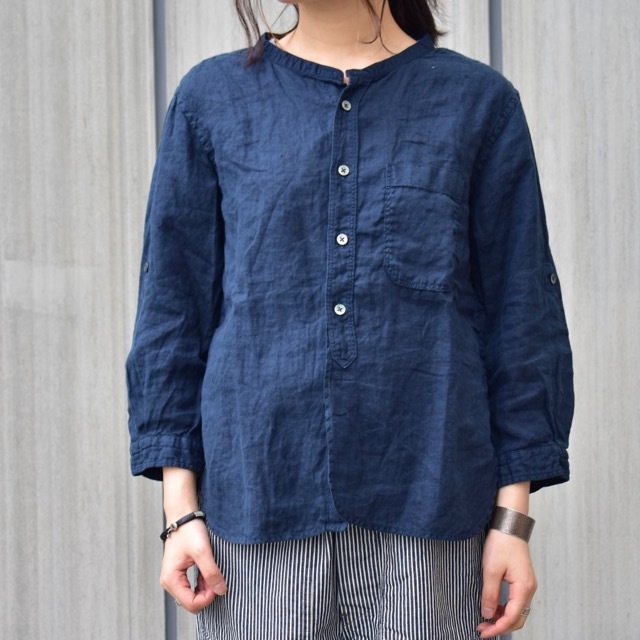 OMNIGOD : 7/SLV STAND COLLAR SHIRT_c0102137_15432400.jpg