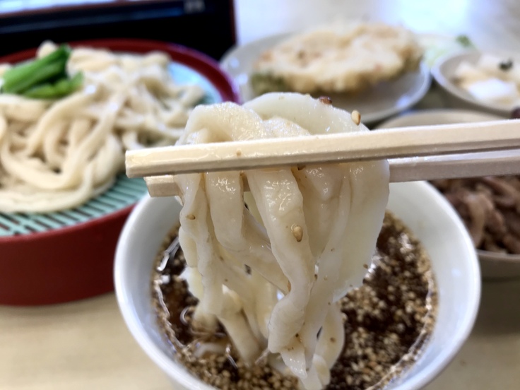 うどん冷1.5人前@ふたばや(八王子)_c0212604_11192975.jpg