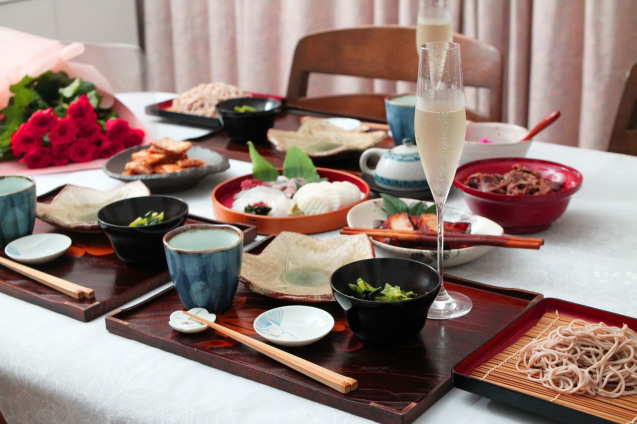 暑い日の蕎麦ご膳_d0377645_23154289.jpg