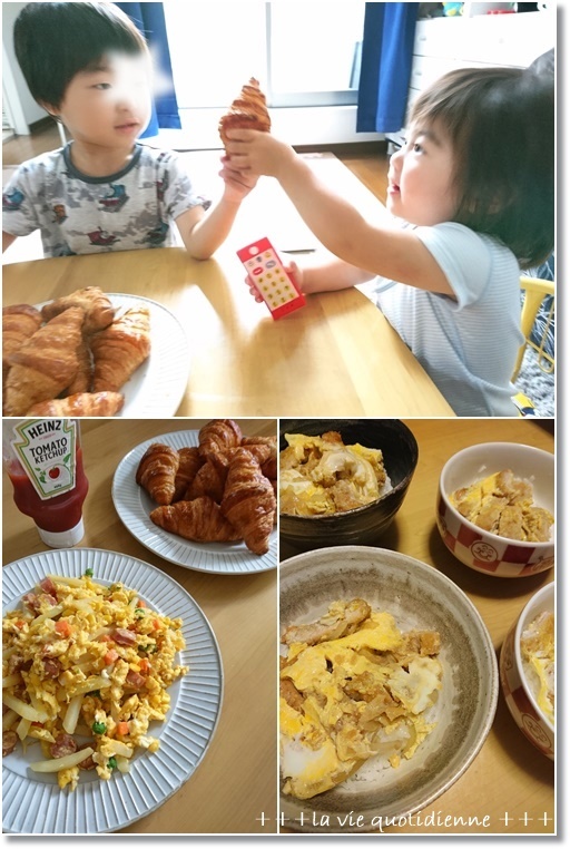 【コストコ】購入品とコストコのお肉でダンナさん食堂☆カツとじ!と水泳に切り替え?_a0348473_04572656.jpg