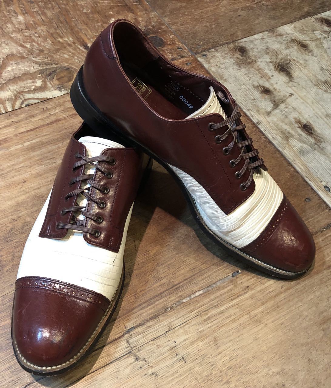6月29日(月）入荷！STACY ADAMS ステイシーアダムス ツートン