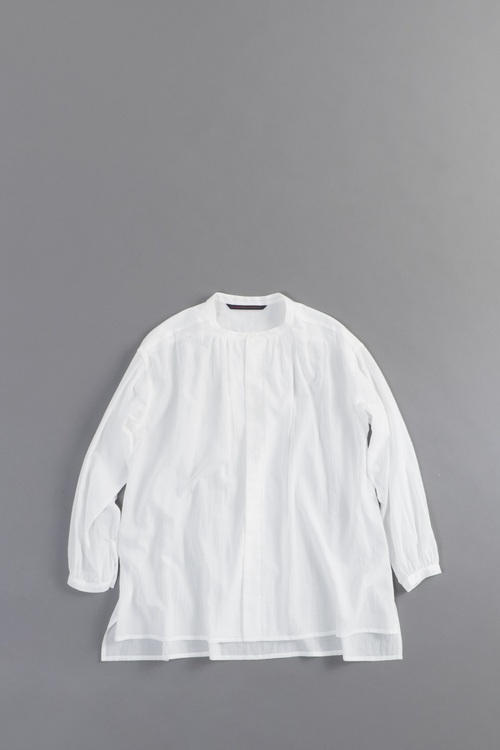 GRANDMA MAMA DAUGHTER Gather Shirts (White)_d0120442_15173284.jpg