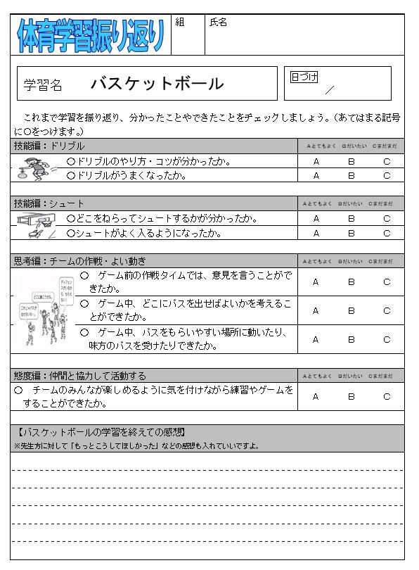 体育の評価カード 教師の知的仕事術 体育の評価カード 教師の知的仕事術