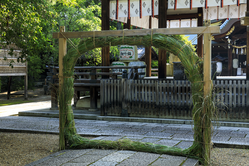 夏越の大祓　茅の輪くぐり（平野神社・白峯神宮・水火天満宮・上御霊神社・ゑびす神社）_f0155048_0343151.jpg