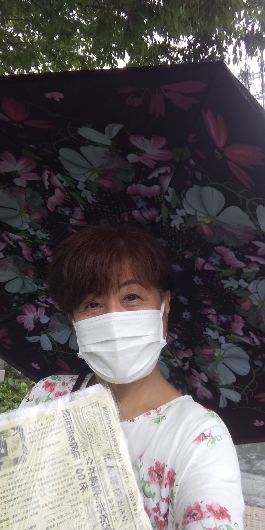 もの凄い雨☔️と風🌀病院前からまちかどカフェ🎤ご近所の皆さんにご協力いただいて🙇😊🙇_f0061067_23212959.jpg