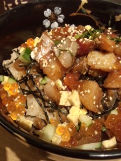 日本橋 日本前 にぎにぎ一(いち)のばらちらし丼_f0112873_054108.jpg