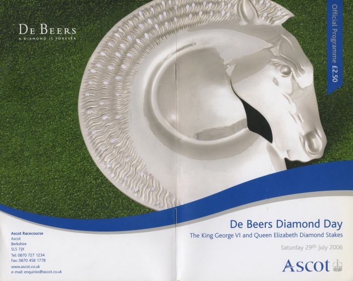 エルコンドルパサー凱旋門賞現地単勝馬券＋レーシングプログラム