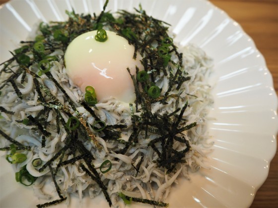 サッパリ しらすどんぶり_a0258686_07070631.jpg