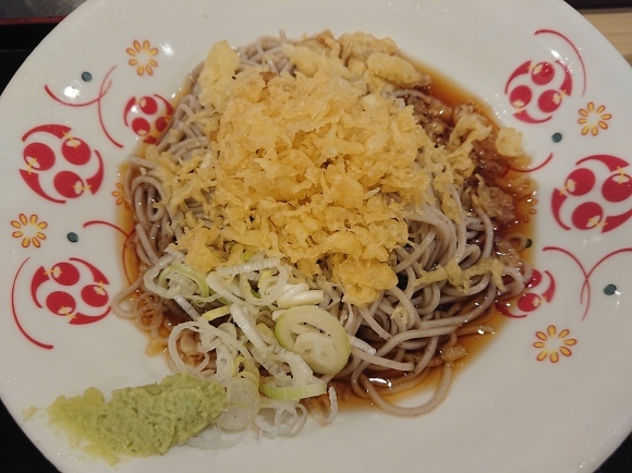 6/30夜勤明け 生蕎麦いろり庵きらく しらす玉子かけごはん朝食セット_b0042308_14155755.jpg