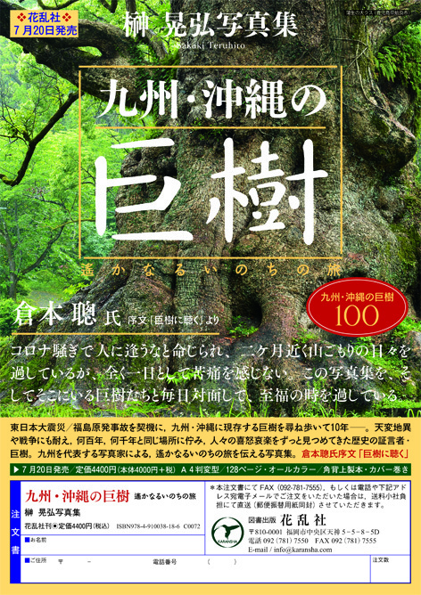 ■一千年のいのちの旅──榊晃弘写真集『九州・沖縄の巨樹』完成間近_d0190217_10490550.jpg