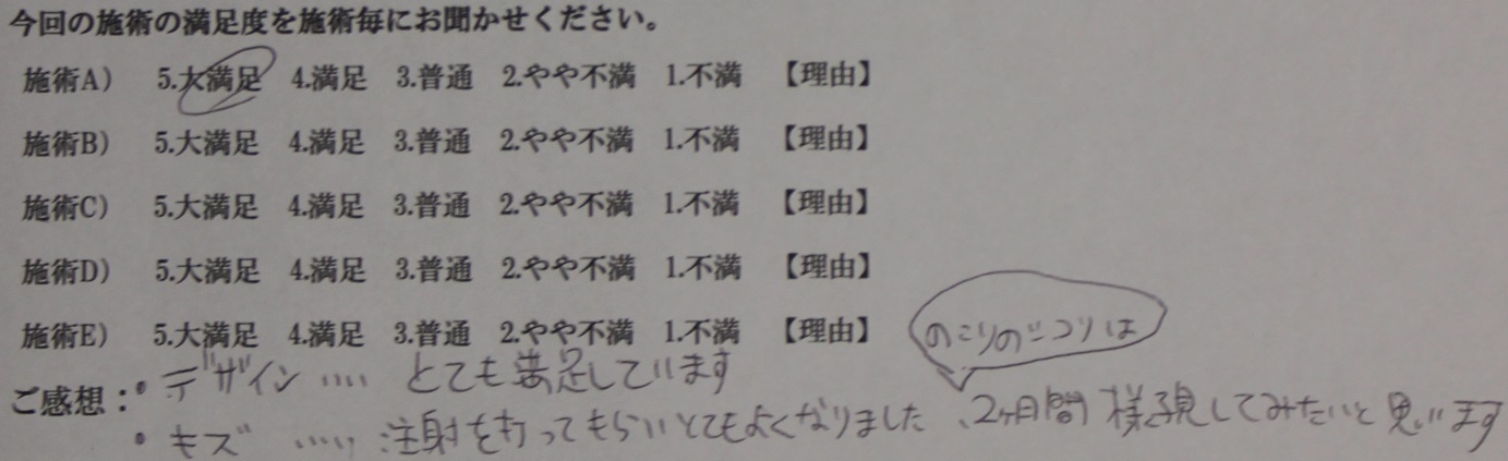 両側小陰唇縮小形成術、 陰核包皮縮小形成術 術後約半年再診時_d0092965_00240188.jpg