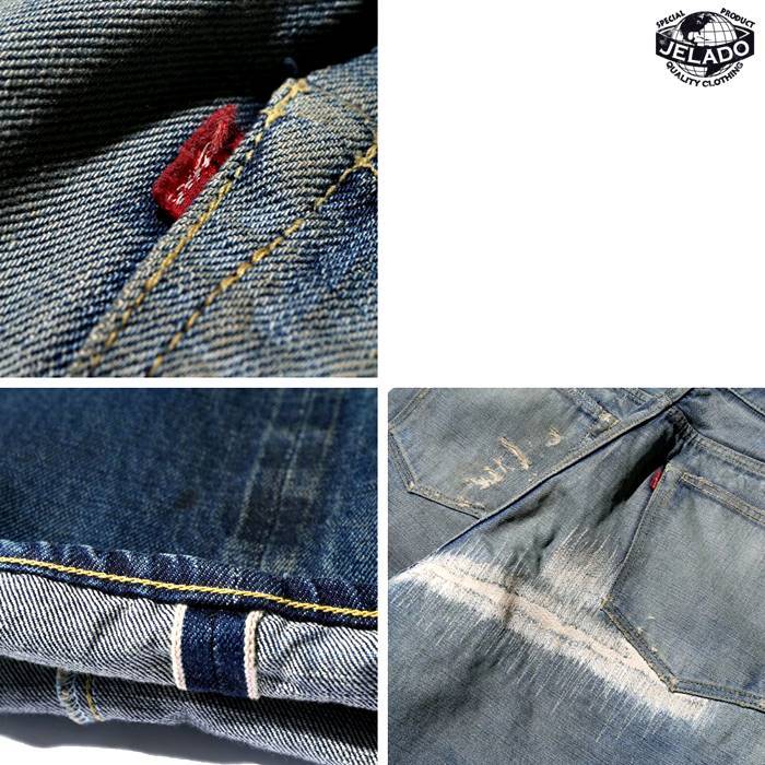 JELADO(ジェラード) \"BASIC COLLECTION\" 44DENIM VINTAGE FINISH フェイドインディゴ/JP52319_c0204678_11460130.jpg