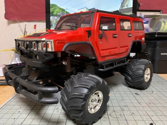 ハマーh2 ハードボディ　ラジコン　スケールクローラー　rc4wd