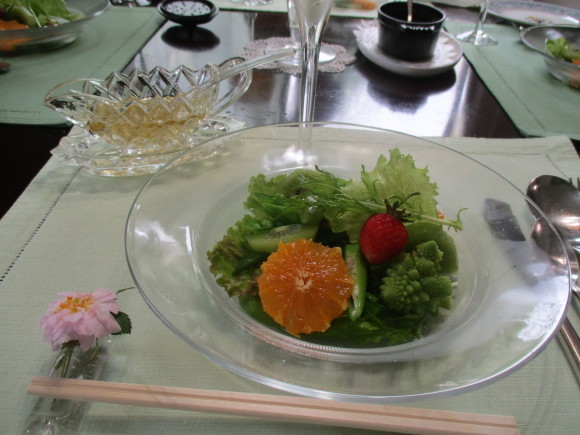 薔薇を飾って我が家でランチ~_a0279743_07371549.jpg