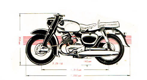 1958年二輪車・バイク広告集(105)　ホンダドリーム号　C70 250cc_a0386392_10010302.jpg