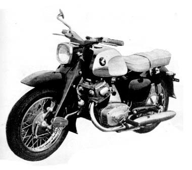 1958年二輪車・バイク広告集(105)　ホンダドリーム号　C70 250cc_a0386392_10161674.jpg