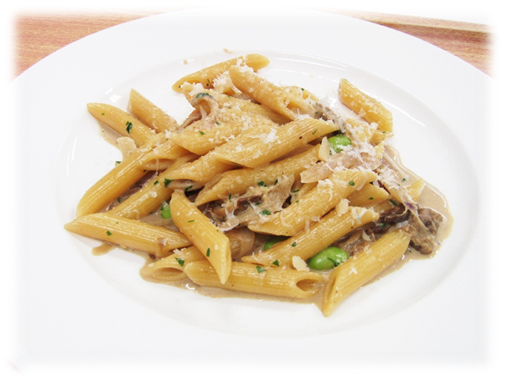 枝豆とポルチーニのペンネ_c0173014_14544801.png