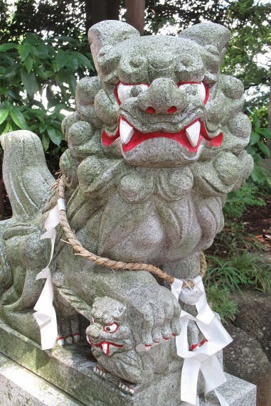 狛犬 連光寺八坂神社 Teione Blog 平山 貞一 狛犬 連光寺八坂神社 Teione Blog 平山 貞一