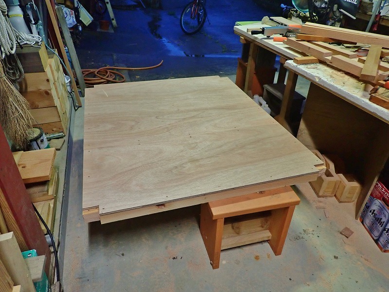中断していた荷物部屋の\"大型棚の製作\"を始めました ②_c0336902_22040399.jpg