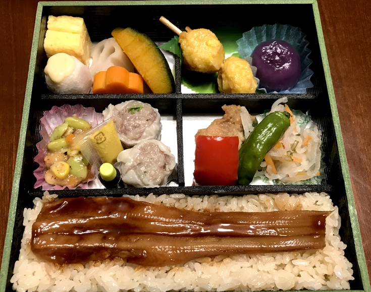 崎陽軒「松花堂弁当〜穴子ごはん〜」_c0212604_18532181.jpg