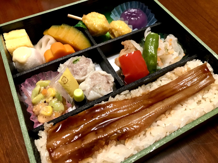 崎陽軒「松花堂弁当〜穴子ごはん〜」_c0212604_18534965.jpg