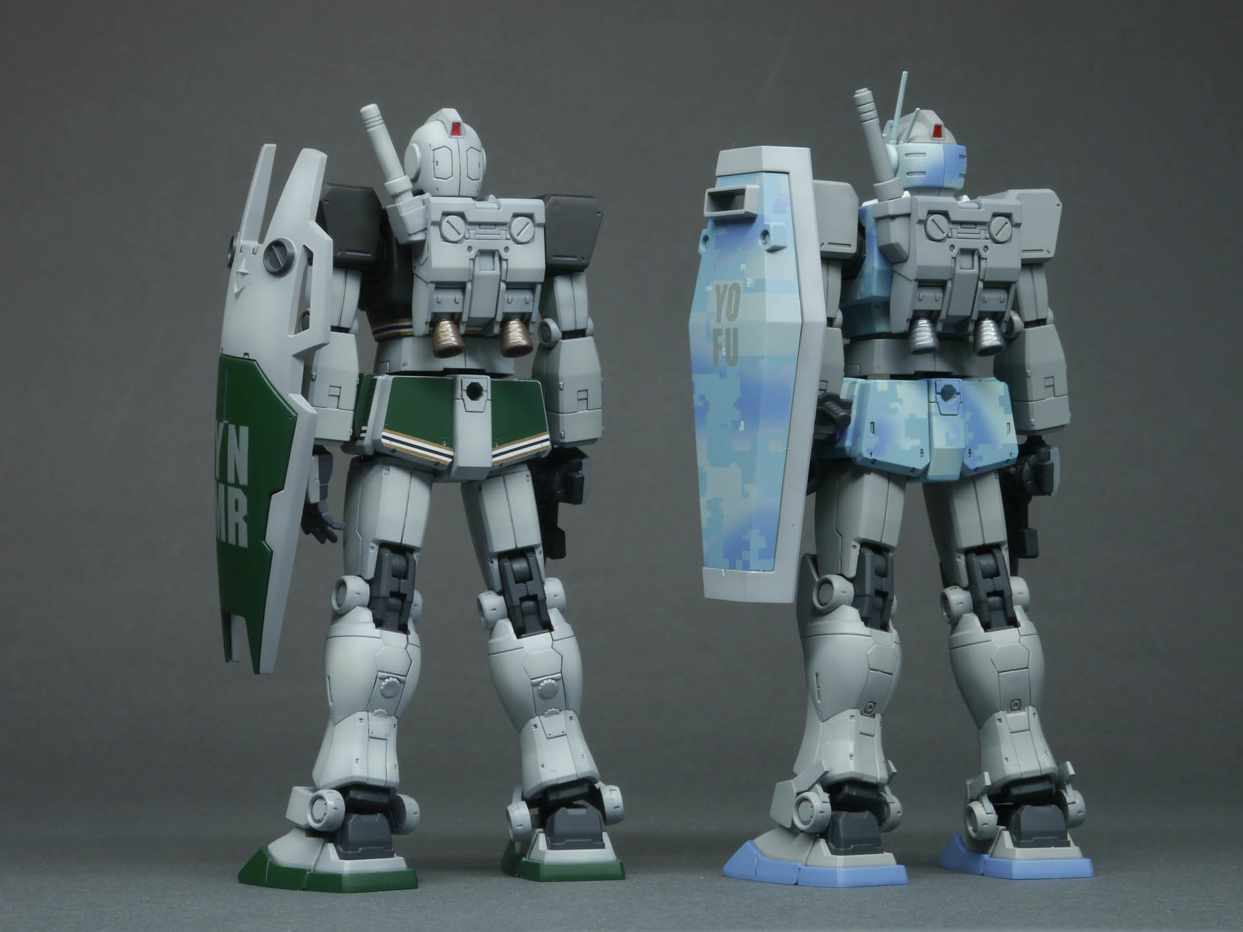 HGUC 1/144 ジムガードカスタム試作型 全塗装完成品 - メルカリ